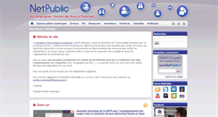 Desktop Screenshot of netpublic.fr