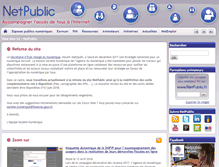 Tablet Screenshot of netpublic.fr